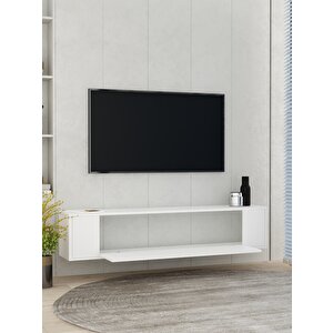 Restol2ct Duvara Montaj Tv Sehpasi BEYAZ Beyaz
