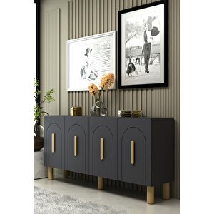 Yosunct (kb150) Bohem Konsol antrasit-antrasit-safir kulp Antrasit Safir