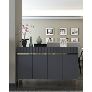 Swi̇ssct (km120) Konsol ANTRASİT-ALTIN Antrasit Gold