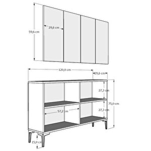 Swi̇ssct (km120) Konsol ANTRASİT-ALTIN