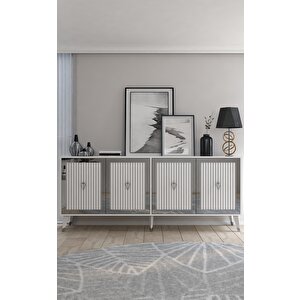 Bennerct (kx180) Konsol beyaz-gümüş Beyaz-Gümüş