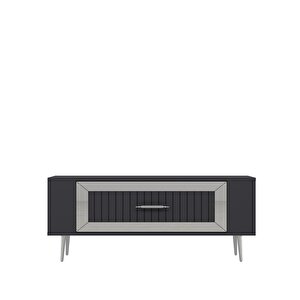 Retrolp3ct Tv Sehpasi antrasit-gümüş Antrasit Gümüş