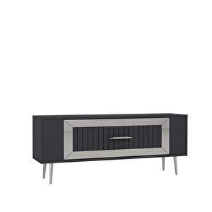 Retrolp3ct Tv Sehpasi antrasit-gümüş