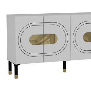 Demetct (kb150) Konsol beyaz-altın