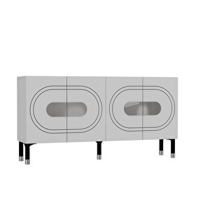 Demetct (kb150) Konsol beyaz-gümüş