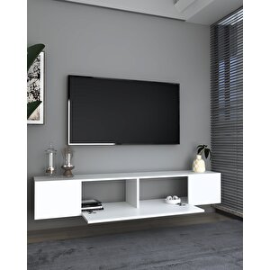 Kodakl3dd Duvara Montaj Tv Sehpasi BEYAZ Beyaz