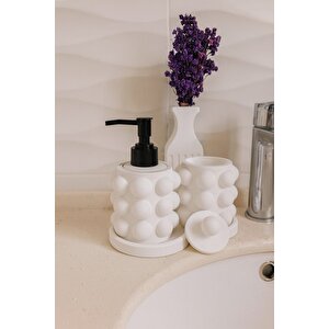 Beton Buble Sıvı Sabunluk Set