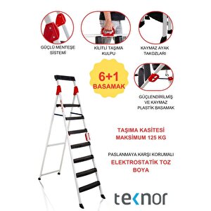 Extreme Plastik Basamaklı Metal Merdiven