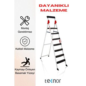 Extreme Plastik Basamaklı Metal Merdiven