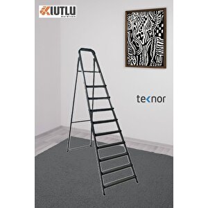 Kutlu Dayanıklı 9+1 Metal Basamaklı Merdiven