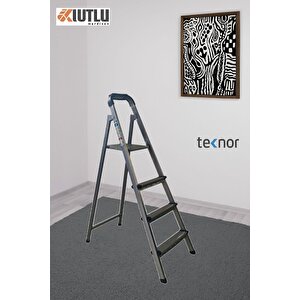 Kutlu Dayanıklı 3+1 Metal Basamaklı Merdiven