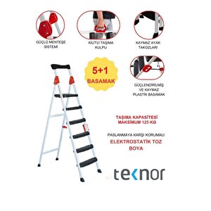 Extreme Plastik Basamaklı Metal Merdiven