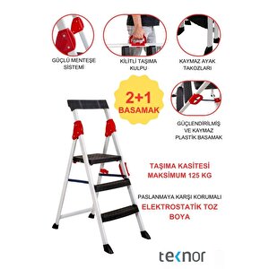 Extreme Plastik Basamaklı Metal Merdiven