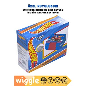 Wiggle Bento 1030ml Lunchbox Hotwheels Lisanslı Tek Katlı 2 Bölmeli Paslanmaz Çelik Sefer Tası Yemek Kutu