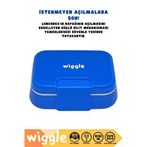Wiggle Bento 1030ml Lunchbox Yeni Koleksiyon Tek Katlı 2 Bölmeli Paslanmaz Çelik Sefer Tası Yemek Kutusu
