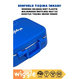 Wiggle Bento 1030ml Lunchbox Yeni Koleksiyon Tek Katlı 2 Bölmeli Paslanmaz Çelik Sefer Tası Yemek Kutusu