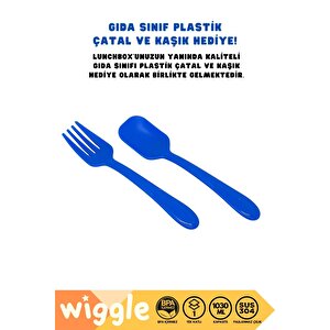Wiggle Bento 1030ml Lunchbox Yeni Koleksiyon Tek Katlı 2 Bölmeli Paslanmaz Çelik Sefer Tası Yemek Kutusu