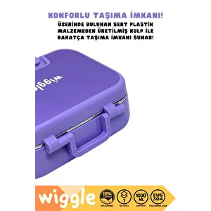 Wiggle Bento 1030ml Lunchbox Yeni Koleksiyon Tek Katlı 2 Bölmeli Paslanmaz Çelik Sefer Tası Yemek Kutusu