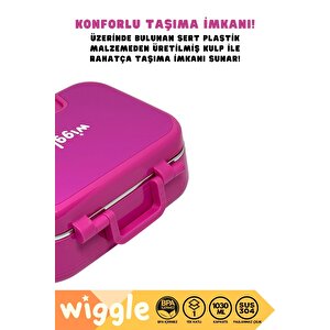 Wiggle Bento 1030ml Lunchbox Yeni Koleksiyon Tek Katlı 2 Bölmeli Paslanmaz Çelik Sefer Tası Yemek Kutusu