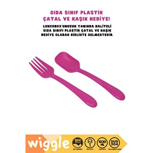Wiggle Bento 1030ml Lunchbox Yeni Koleksiyon Tek Katlı 2 Bölmeli Paslanmaz Çelik Sefer Tası Yemek Kutusu