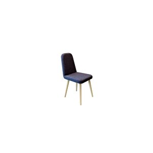 Mi̇ora Mi̇ni̇ Sandalye Krem Laci̇vert 2'li̇ Set Lacivert