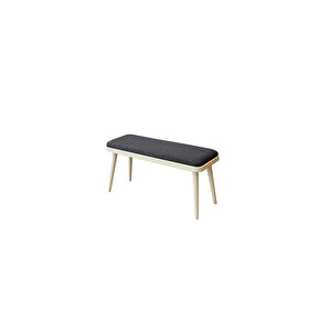 Mi̇ora Mi̇ni̇ Bench Krem Antrasi̇t Antrasit