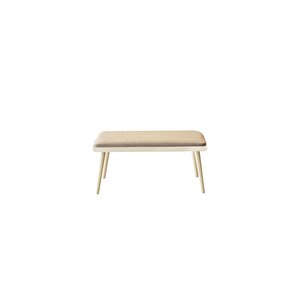 Mi̇ora Mi̇ni̇ Bench Krem Krem Krem