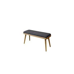 Mi̇ora Mi̇ni̇ Bench Kari̇na Meşe Antrasi̇t Antrasit