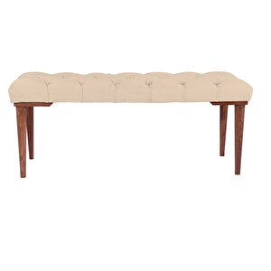 Gazzini Classic Retro Bench Puf Krem