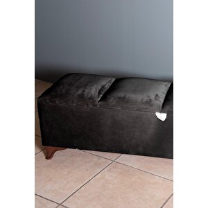 Vetra V2 Sandıklı Bench Puf, Ceviz