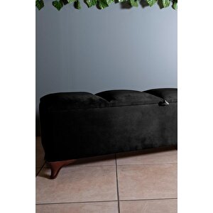 Vetra V2 Sandıklı Bench Puf, Ceviz