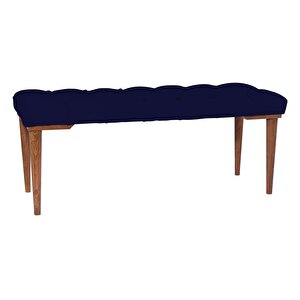 Gazzini Classic Retro Bench Puf Mavi