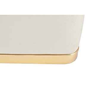 Zengo Gold Twin Line Puf, Kare