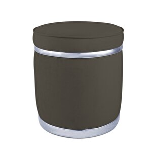 Zerafet Silver Luxery Puf Antrasit