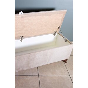 Vetra V2 Sandıklı Bench Puf, Ceviz