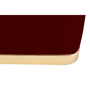 Zengo Gold Twin Line Puf, Kare
