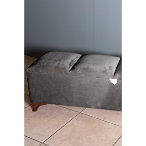 Vetra V2 Sandıklı Bench Puf, Ceviz