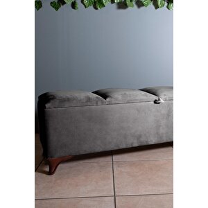Vetra V2 Sandıklı Bench Puf, Ceviz