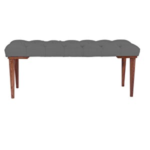 Gazzini Classic Retro Bench Puf Gri