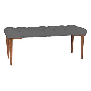 Gazzini Classic Retro Bench Puf Gri