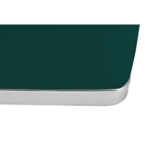 Zengo Silver Twin Line Puf, Kare