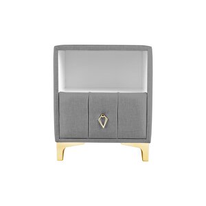 Singular Gold Komodin, Raflı Açık Gri
