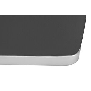 Zengo Silver Twin Line Puf, Kare