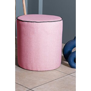 Valeria Silindir Puf Pembe