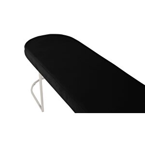 Viego Silver Smooth Bench Puf
