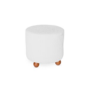 Marshmallow Bohem Puf Beyaz