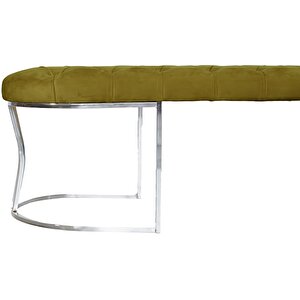 Viego Silver Bench Puf