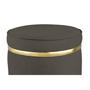 Zerafet Gold Luxery Puf Antrasit