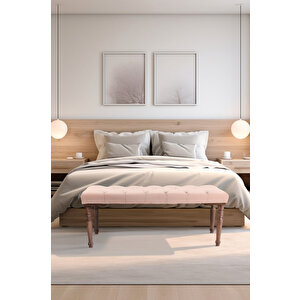 Gazzini Classic Torna Bench Puf Pembe
