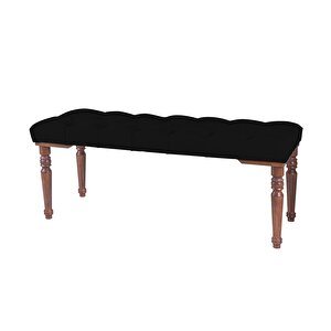 Gazzini Classic Torna Bench Puf Siyah